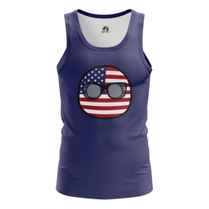 Collectibles Tank Usa Country Balls Vest