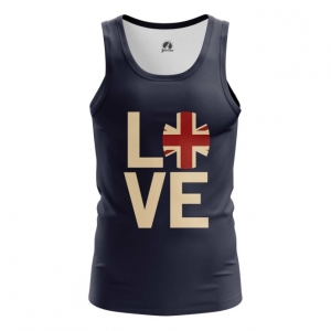 Tank I Love Britain National flag Vest Idolstore - Merchandise and Collectibles Merchandise, Toys and Collectibles 2
