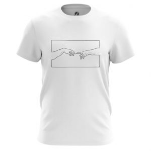 T-shirt Michelangelo Creation Adam Minimalist Idolstore - Merchandise and Collectibles Merchandise, Toys and Collectibles 2
