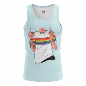 Tank LGBT Boy’s Middle finger Vest Idolstore - Merchandise and Collectibles Merchandise, Toys and Collectibles 2