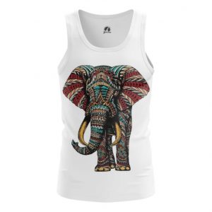 Merch Tank Rainbow Elephant Art Vest