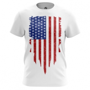 Collectibles American Flag T-Shirt Usa Shield Top