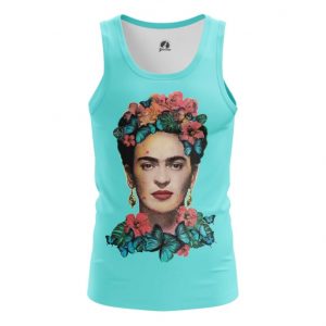 Tank Vintage Floral Frida Kahlo Vest Idolstore - Merchandise and Collectibles Merchandise, Toys and Collectibles 2