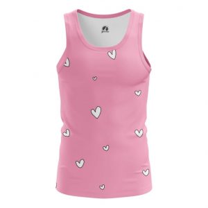 Tank Pink Love hearts print Vest Idolstore - Merchandise and Collectibles Merchandise, Toys and Collectibles 2