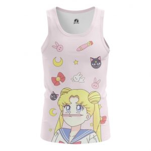 Merchandise Tank Cat Sailor Moon Pink Vest