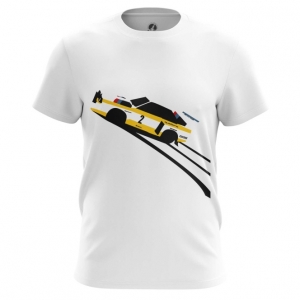 Merch T-Shirt Yellow Audi Quattro Print Top