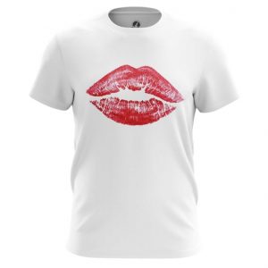 T-shirt Kiss red lips white Top Idolstore - Merchandise and Collectibles Merchandise, Toys and Collectibles 2