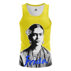 Tank Frida Kahlo Blue Yellow Vest Idolstore - Merchandise and Collectibles Merchandise, Toys and Collectibles 2