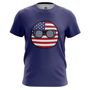Collectibles T-Shirt Usa Country Balls Top