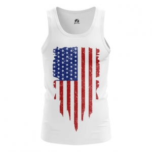 Collectibles Tank Usa Shield Flag Vest