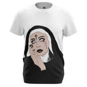 T-shirt Nun Bloody Symbol Crest Top Idolstore - Merchandise and Collectibles Merchandise, Toys and Collectibles 2