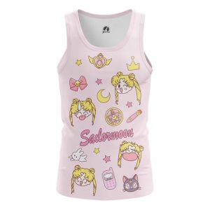 Merchandise Tank Sailormoon Cries Anime Art Vest