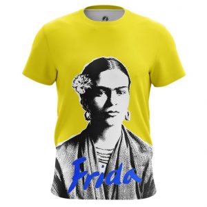 T-shirt Frida Kahlo Blue Yellow Idolstore - Merchandise and Collectibles Merchandise, Toys and Collectibles 2