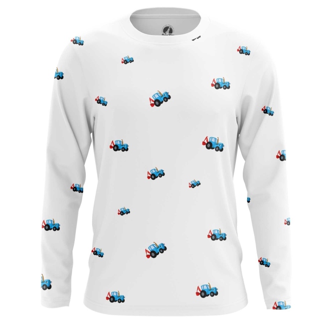 Long Sleeve Blue Tractor Russian Vehicle - Idolstore - Merchandise And ...