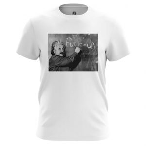 Merch T-Shirt Einstein'S Formula Whie Art