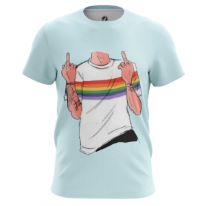 Collectibles T-Shirt Lgbt Boy'S Middle Finger Top