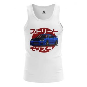 Tank Nissan Skyline Print art Vest Idolstore - Merchandise and Collectibles Merchandise, Toys and Collectibles 2