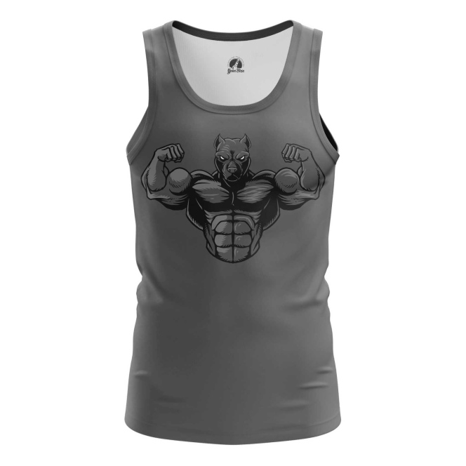 Tank Pitbull Muscles Art Vest - Idolstore - Merchandise And Collectibles