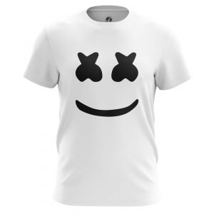 Marshmello T-shirt DJ Face White Print Idolstore - Merchandise and Collectibles Merchandise, Toys and Collectibles
