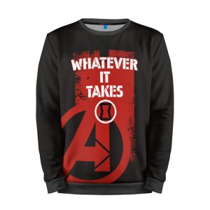 Sweatshirt Black Widow Quote whatever it takes Idolstore - Merchandise and Collectibles Merchandise, Toys and Collectibles 2