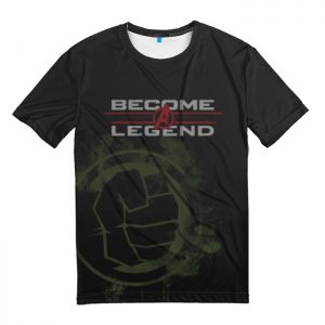 T-shirt Hulk become a legend Халк Idolstore - Merchandise and Collectibles Merchandise, Toys and Collectibles 2