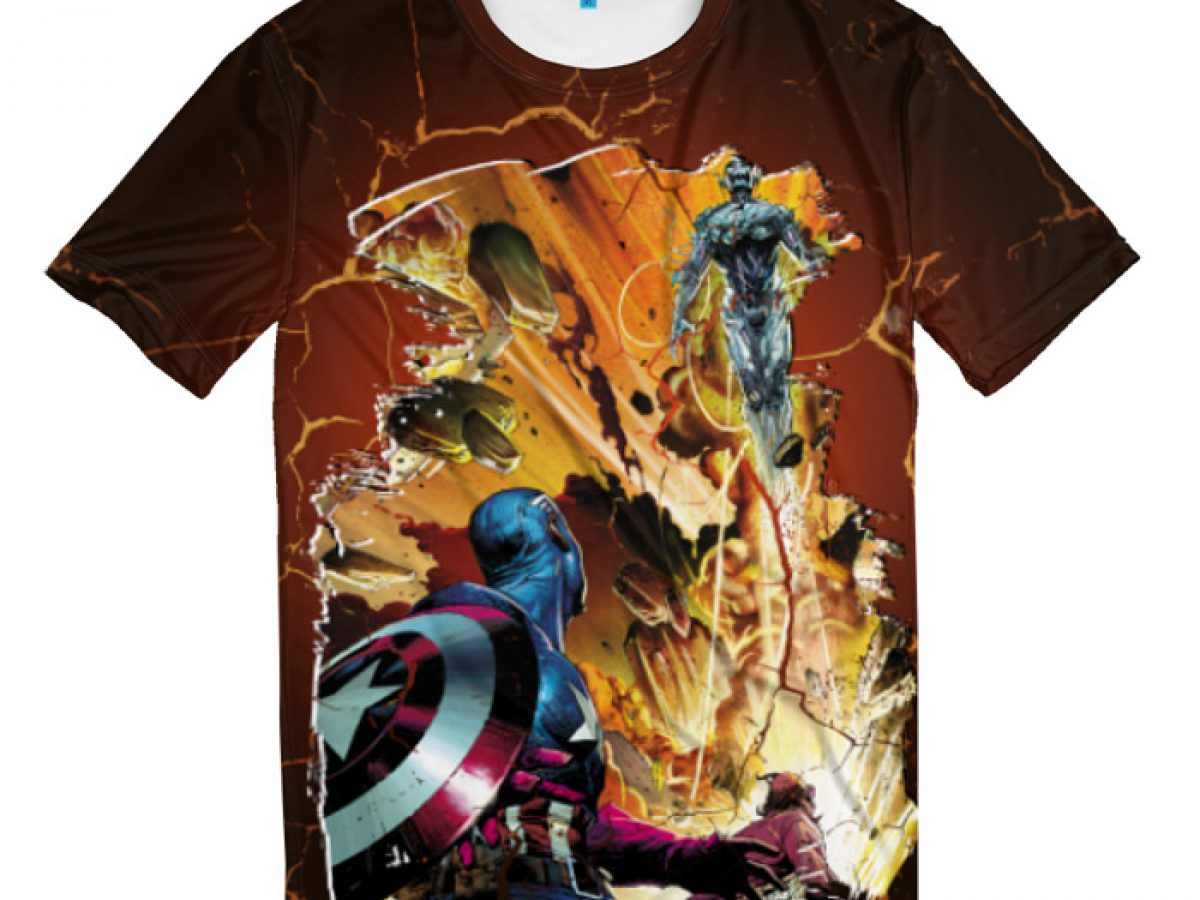 T-shirt Ultron Vs Captain America - IdolStore
