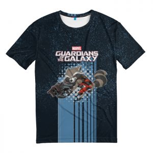 T-shirt Guardians of the Galaxy Cartoon Rocket Raccoon Idolstore - Merchandise and Collectibles Merchandise, Toys and Collectibles 2