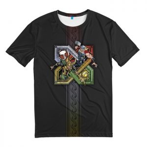 T-shirt Loki and Thor Scandinavian Pattern Idolstore - Merchandise and Collectibles Merchandise, Toys and Collectibles 2