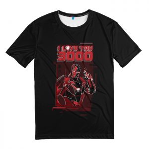 Collectibles T-Shirt I Love You 3000 Avengers Top Cloth