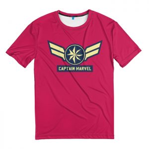 Merchandise T-Shirt Red Starfoce Captain Marvel