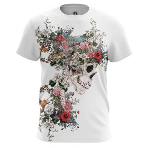 T-shirt Floral Skeleton Print Top Idolstore - Merchandise and Collectibles Merchandise, Toys and Collectibles