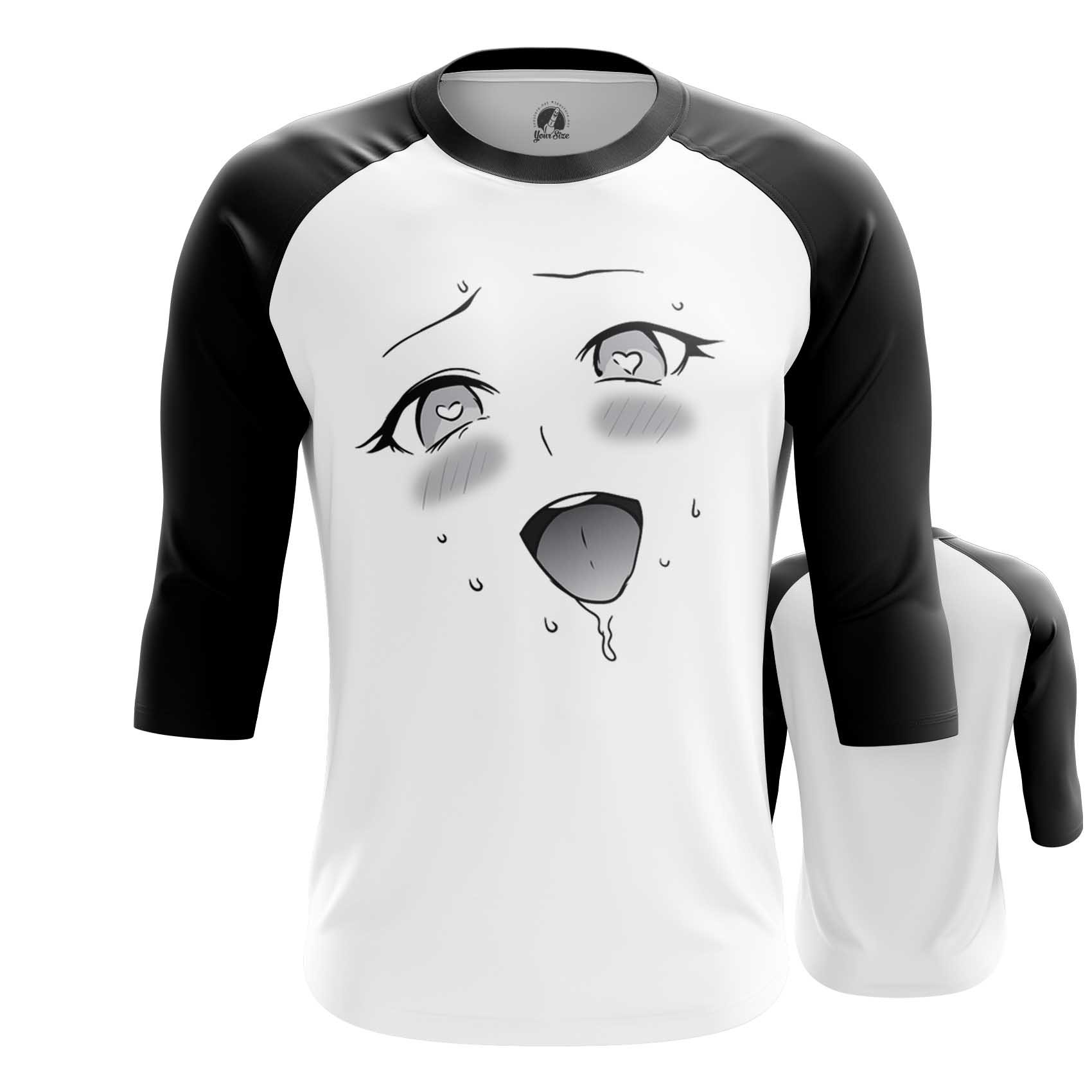 Raglan Anime Ahegao Face - Idolstore - Merchandise And Collectibles