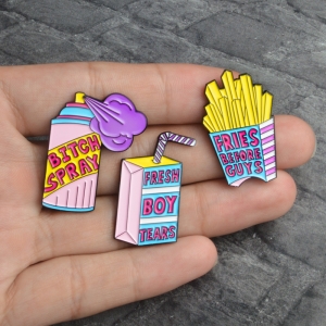 Pin Fries Before Guys enamel brooch Idolstore - Merchandise and Collectibles Merchandise, Toys and Collectibles