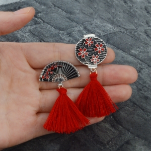 Pin Japanese Traditional Fan enamel brooch Idolstore - Merchandise and Collectibles Merchandise, Toys and Collectibles