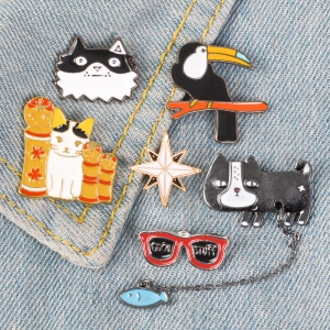 Pin Cool Stuff Sunglasses enamel brooch Idolstore - Merchandise and Collectibles Merchandise, Toys and Collectibles