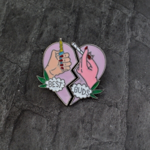 Collectibles Pin Set Best Buds Enamel Brooch