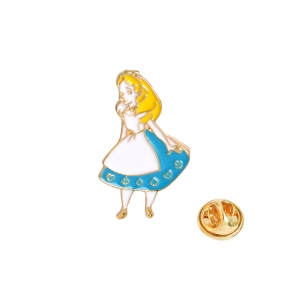 Collectibles Pin Alice In Wonderland Enamel Brooch