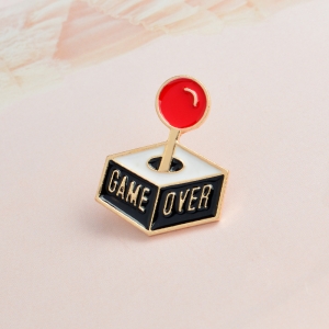 Pin Game Over Joystick enamel brooch Idolstore - Merchandise and Collectibles Merchandise, Toys and Collectibles