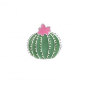 Merchandise Pin Cactus Bloom Flower Enamel Brooch
