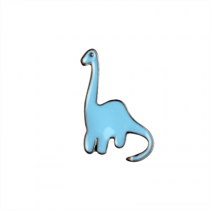 Collectibles Pin Diplodocus Blue Dinosaur Enamel Brooch