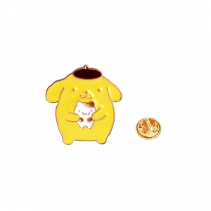 Merchandise Pin Dog And Cat Cartoon Enamel Brooch
