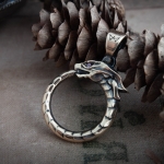 Merchandise Ouroboros Pendant Serpent Mythology Necklace