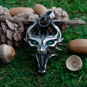 Dragon’s head Medallion School of dragon Witcher Necklace Idolstore - Merchandise and Collectibles Merchandise, Toys and Collectibles