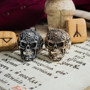 Collectibles Skull Ring Skeleton Mystic Handmade Craft
