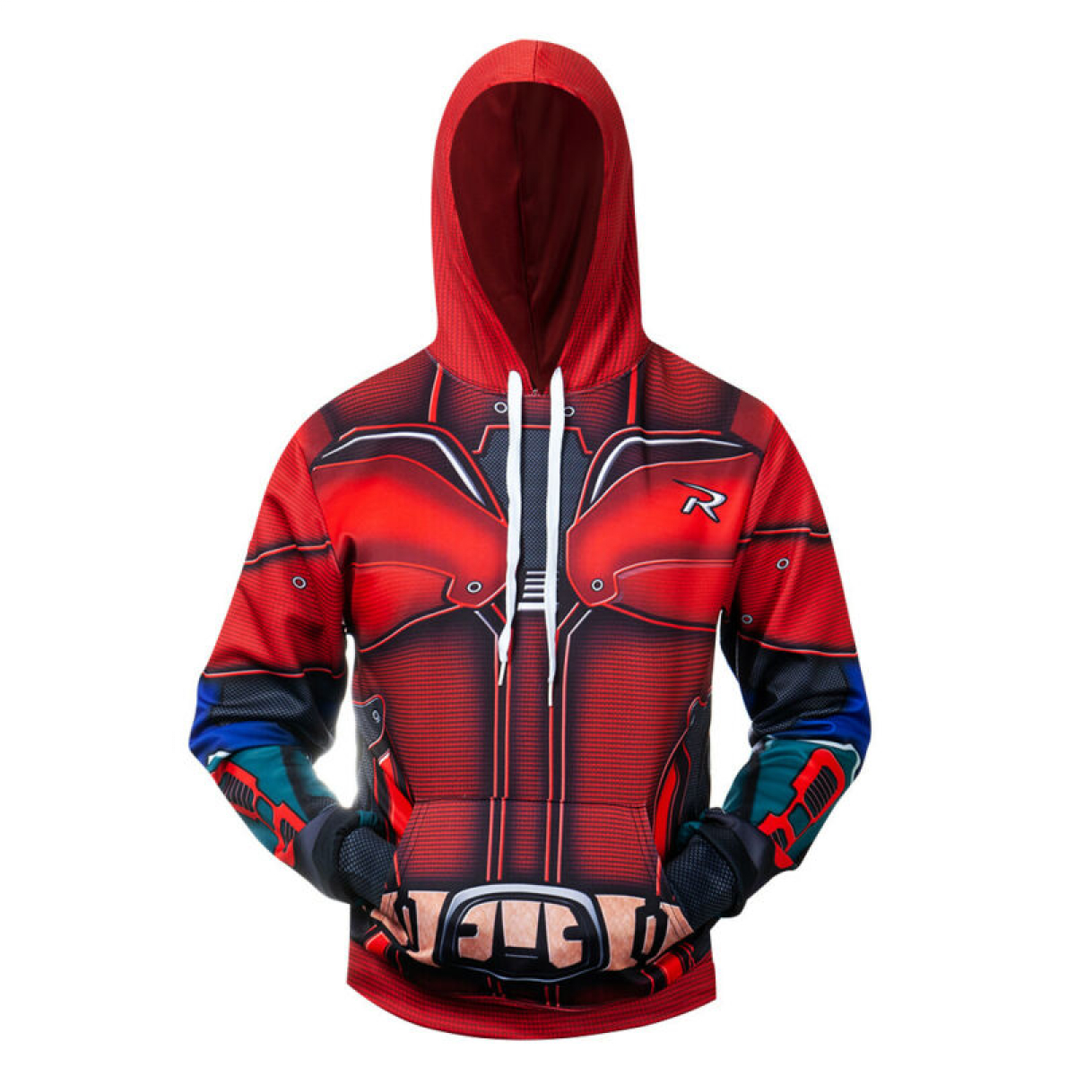 Buy Hoodie Robin DC Universe Red Costume Jacket - IdolStore