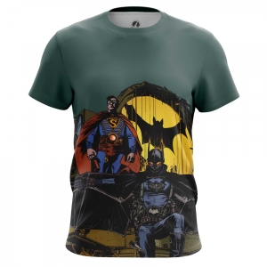 Men’s t-shirt Steampunk Batman Superman Top Idolstore - Merchandise and Collectibles Merchandise, Toys and Collectibles