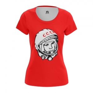 Women’s t-shirt Yuri Gagarin cosmonaut Top Idolstore - Merchandise and Collectibles Merchandise, Toys and Collectibles