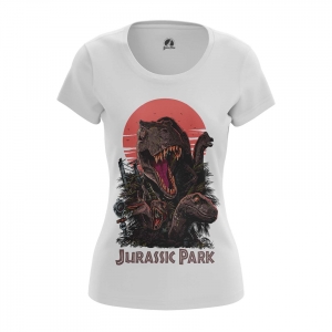 Women’s Raglan Jurassic Park Print Idolstore - Merchandise and Collectibles Merchandise, Toys and Collectibles