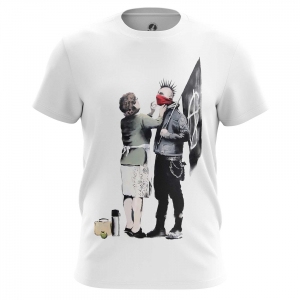 Men’s Raglan Banksy’s Mum Anarchist Idolstore - Merchandise and Collectibles Merchandise, Toys and Collectibles