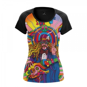 Women’s Raglan Hippie Print Idolstore - Merchandise and Collectibles Merchandise, Toys and Collectibles